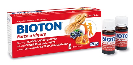 BIOTON GINSENG FORZA E VIGORE DA 14 FLACONCINI - maxifarmacia.it