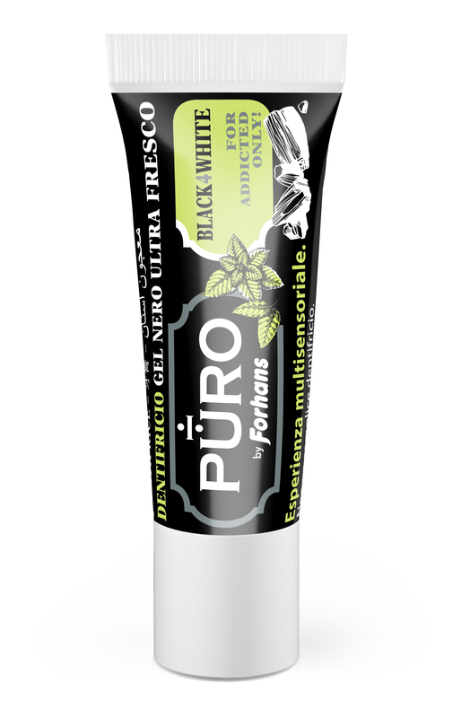 FORHANS BLACK4WHITE DENTIFRICIO 12 ML - maxifarmacia.it