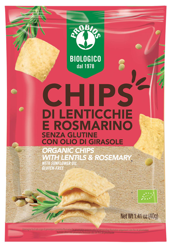 PROBIOS CHIPS DI LENTICCHIE ROSMARINO - maxifarmacia.it