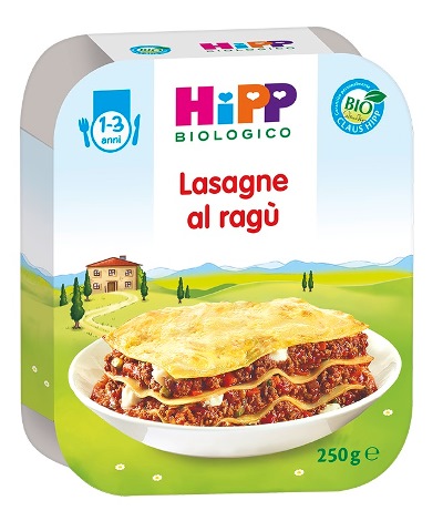 HIPP BIO LASAGNE AL RAGU VASCHETTA 250 G - maxifarmacia.it