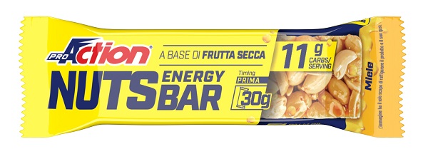 PROACTION NUTS BAR MIELE 30 G - maxifarmacia.it