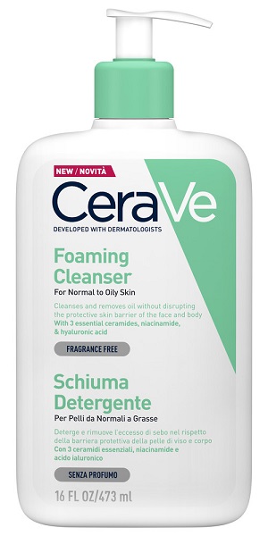 CERAVE SCHIUMA DETERGENTE VISO 473 ML - maxifarmacia.it