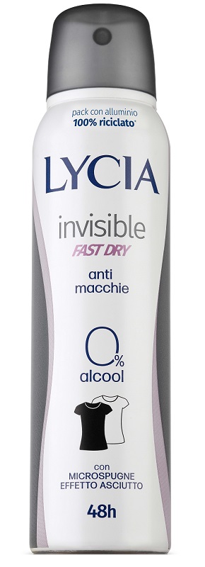 LYCIA DEODORANTE SPRAY INVISIBLE FAST DRY 48H 150ML - maxifarmacia.it