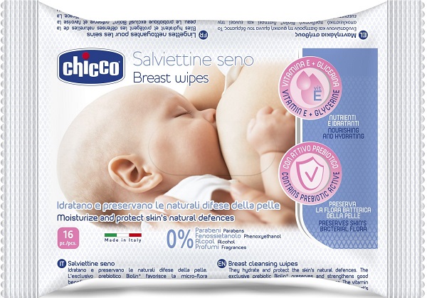 CHICCO SALVIETTE DETERGENTI PER IL SENO 16 PEZZI - maxifarmacia.it