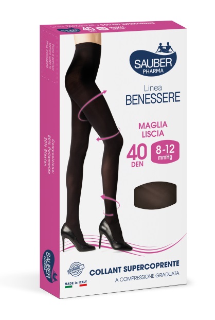 COLLANT SUPERCOPRENTE SAUBER 8-12MMHG NERO 4 - maxifarmacia.it
