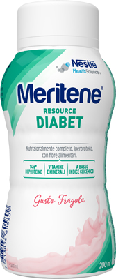 MERITENE RESOURCE DIABET GUSTO FRAGOLA 200 ml - maxifarmacia.it