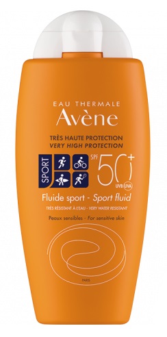 EAU THERMALE AVENE SOLARE FLUIDO SPORT SPF 50+ 100 ML - maxifarmacia.it