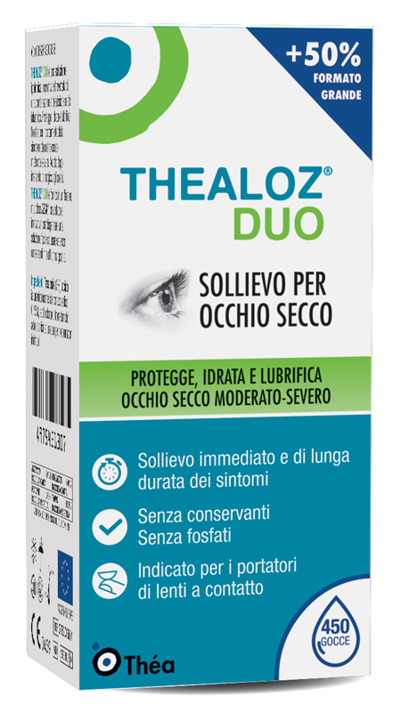 THEALOZ DUO SOLUZIONE OFTALMICA FLACONE 15 ML - maxifarmacia.it