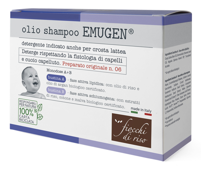 FIOCCHI DI RISO EMUGEN OLIO SHAMPOO ULTRADELICATO 45 ML - maxifarmacia.it