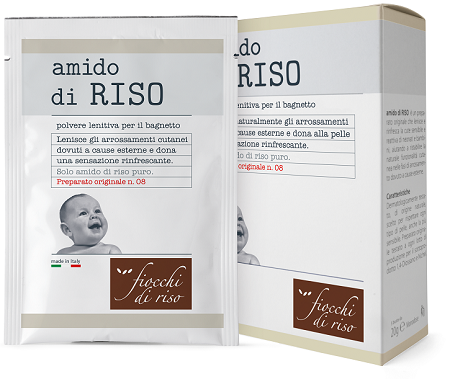 FIOCCHI DI RISO AMIDO DI RISO POLVERE LENITIVO 100 G - maxifarmacia.it
