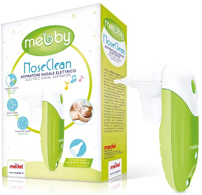 MEBBY NOSE CLEAN ASPIRATORE NASALE ELETTRICO 1 PEZZO - maxifarmacia.it