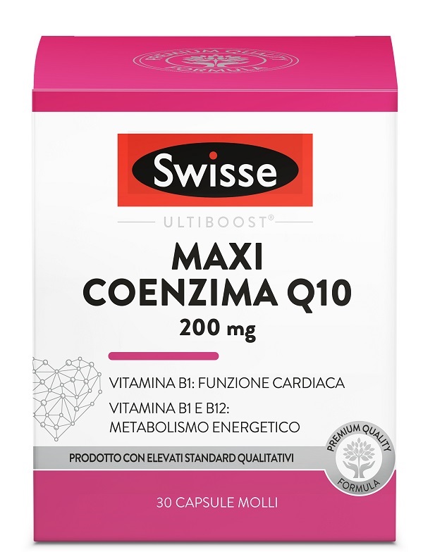SWISSE MAXI COENZIMA Q10 200 MG 30 CAPSULE - maxifarmacia.it