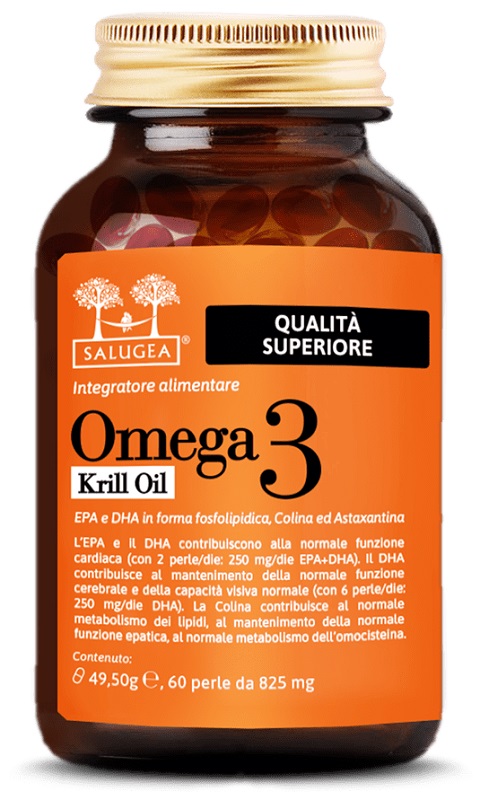 SALUGEA OMEGA 3 KRILL OIL 60 PERLE - maxifarmacia.it