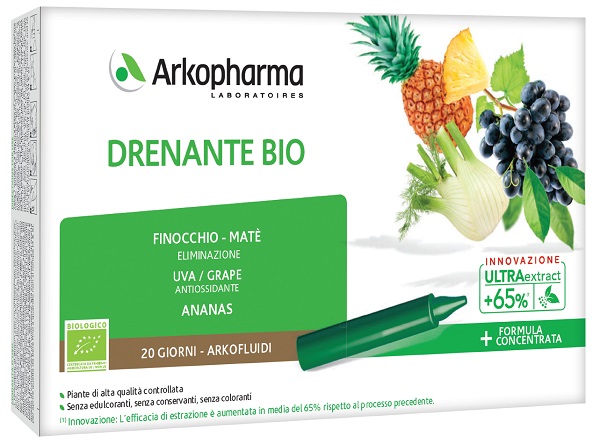 ARKOFLUIDI DRENANTE BIO 20 FIALE - maxifarmacia.it