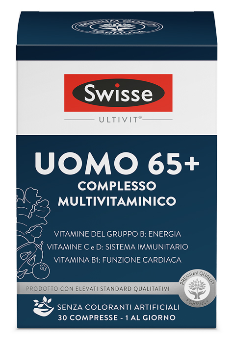 SWISSE UOMO 65+ COMPLESSO MULTIVITAMINICO da 30 COMPRESSE - maxifarmacia.it