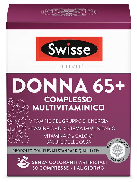 SWISSE DONNA 65+ COMPLESSO MULTIVITAMINICO da 30 COMPRESSE - maxifarmacia.it