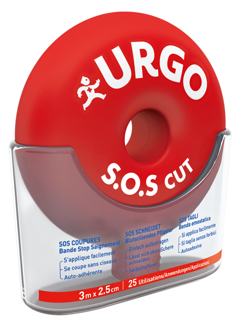 BENDA URGO SOS CUT 3X2,5CM - maxifarmacia.it