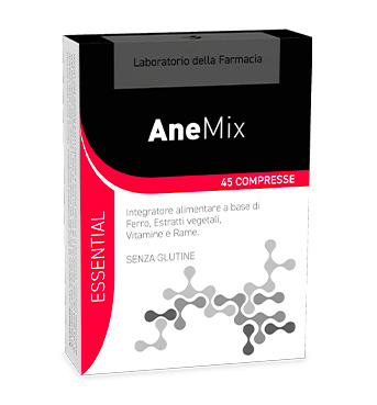LABORATORIO DELLA FARMACIA RDAVIT ANEMIX 45 COMPRESSE LINEA ESSENTIAL - maxifarmacia.it