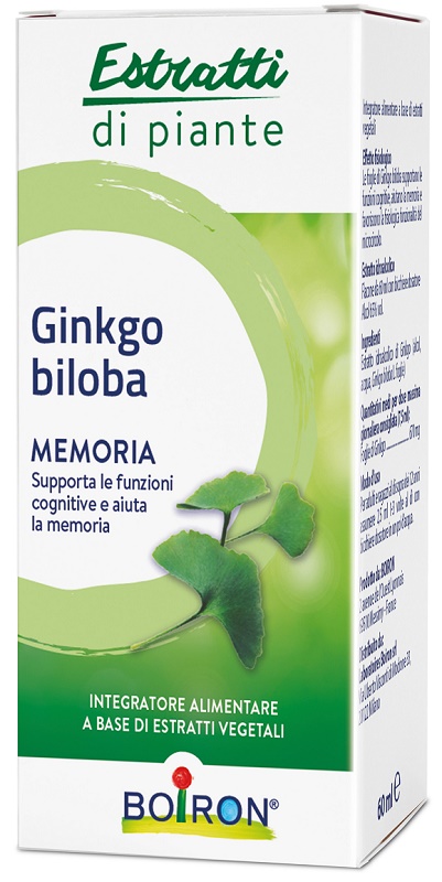 BOIRON MEMORIA GINKGO BILOBA ESTRATTO IDROALCOLICO 60 ML - maxifarmacia.it
