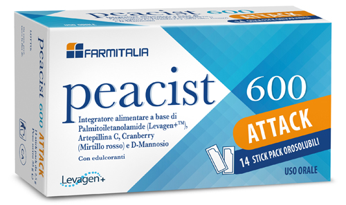 PEACIST 600 ATTACK 14 STICK PACK OROSOLUBILI - maxifarmacia.it