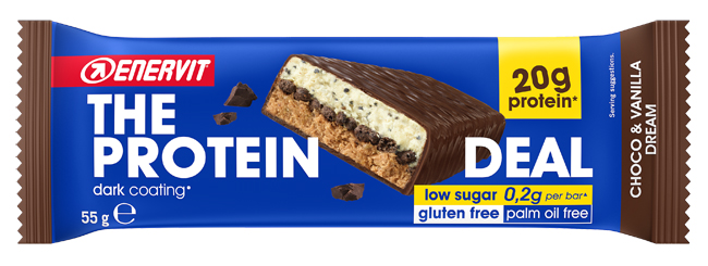 ENERVIT PROTEIN DEAL BARRETTA CHOVAN 55 G - maxifarmacia.it
