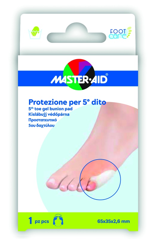 PROTEZIONE IN GEL MASTER-AID FOOTCARE 5 DITO 1 PEZZO C15 - maxifarmacia.it