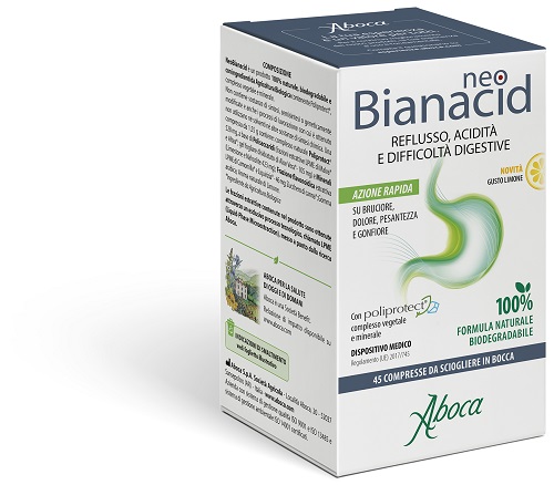 NEOBIANACID 45 COMPRESSE LIMONE - maxifarmacia.it