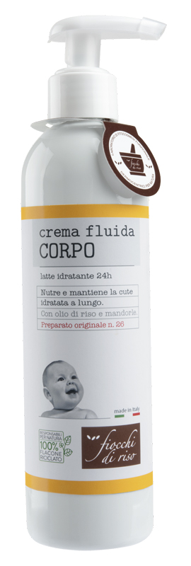 FIOCCHI DI RISO CREMA FLUIDA CORPO IDRATANTE 240 ML - maxifarmacia.it