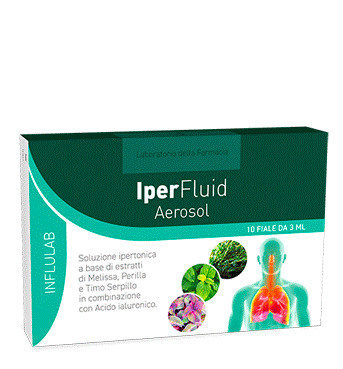 LABORATORIO DELLA FARMACIA IPERFLUID AEROSOL 10 FIALE LINEA INFLULAB - maxifarmacia.it