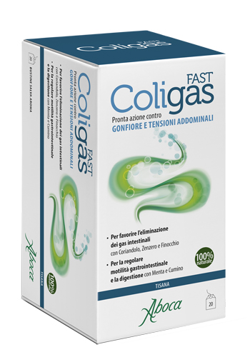 ABOCA COLIGAS FAST TISANA 20 BUSTINE - maxifarmacia.it