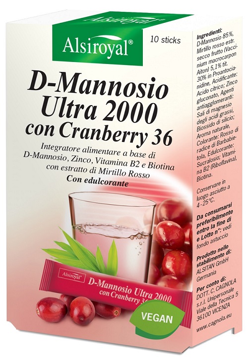D MANNOSIO ULTRA 2000 CRANBERRY 10 STICK - maxifarmacia.it
