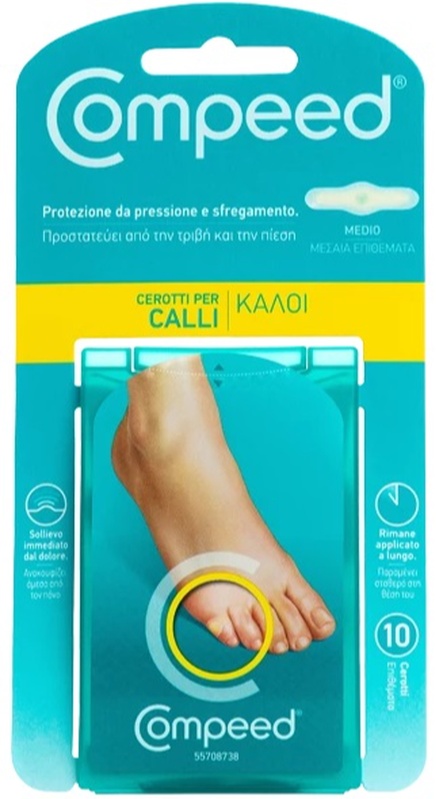 COMPEED 10 CEROTTI MEDI PER CALLI - maxifarmacia.it