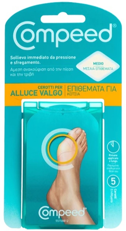 COMPEED 5 CEROTTI PER ALLUCE VALGO - maxifarmacia.it