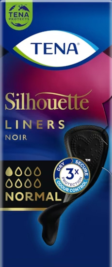 PROTEGGI SLIP NERO INCONTINENZA LEGGERA TENA SILHOUETTE NOIR NORMAL 26 PEZZI - maxifarmacia.it
