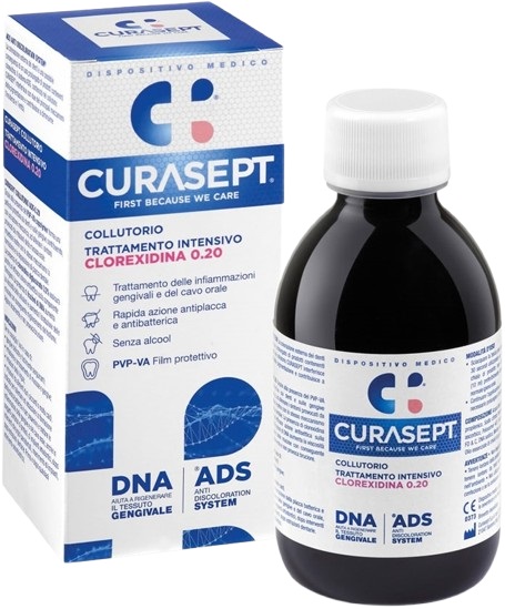 CURASEPT COLLUTORIO 0,20 ADS + DNA TRATTAMENTO INTENSIVO 200 ML - maxifarmacia.it