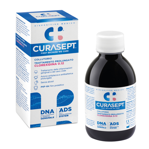 CURASEPT COLLUTORIO 0,12 ADS + DNA TRATTAMENTO PROLUNGATO 200 ML - maxifarmacia.it
