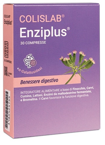 LABORATORIO DELLA FARMACIA ENZIPLUS 30 COMPRESSE LINEA COLISLAB - maxifarmacia.it