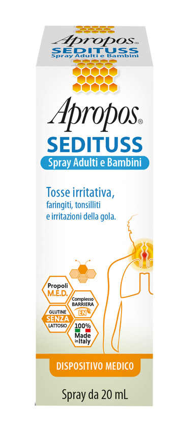 APROPOS SEDITUSS SPRAY ADULTI/BAMBINI 20 ML - maxifarmacia.it
