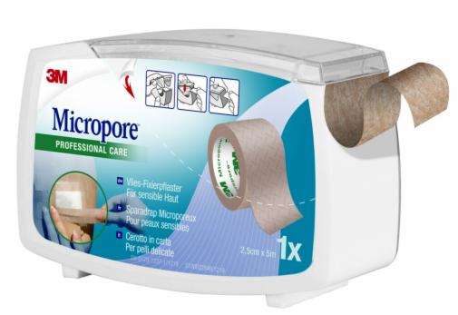 CEROTTO IN CARTA MICROPORE SURGICAL TAPE TAN M5X25MM DISPENSER - maxifarmacia.it