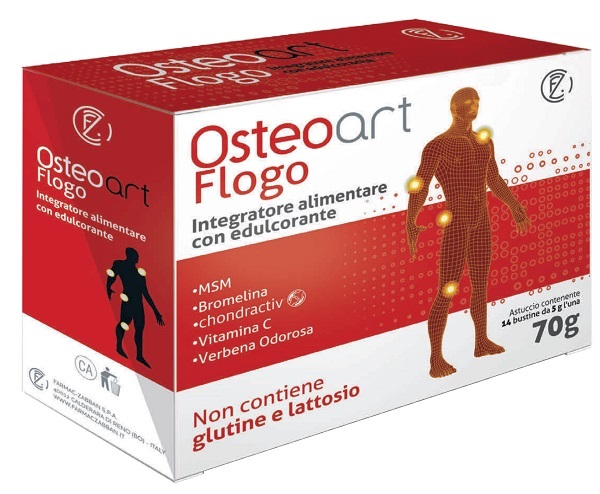 OSTEOART FLOGO 14 BUSTINE CON EDULCORANTE SENZA GLUTINE E LATTOSIO - maxifarmacia.it