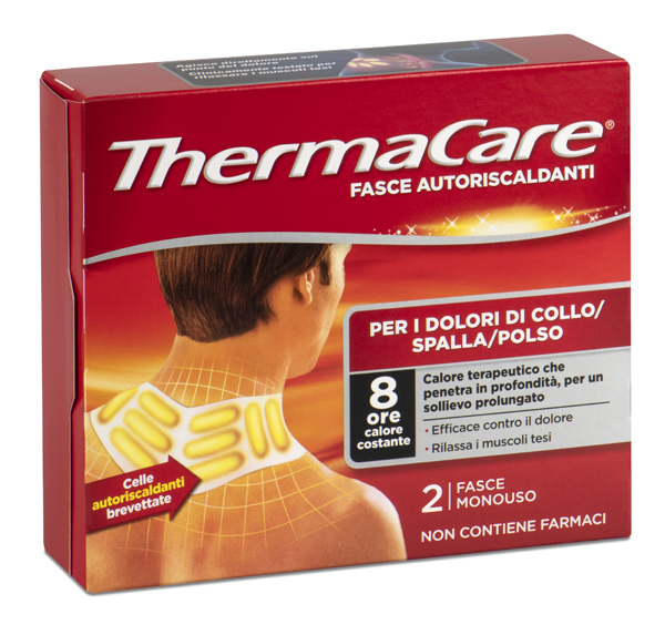 THERMACARE COLLO/SPALLA/POLSO 2 FASCE AUTORISCALDANTI - maxifarmacia.it