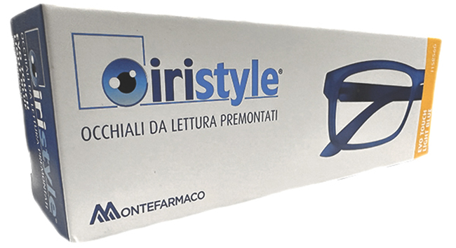 OCCHIALE DA LETTURA PREMONTATO IRISTYLE EVO TOUCH LIGHT BLUE 1,5 - maxifarmacia.it