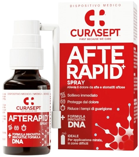 CURASEPT SPRAY AFTE RAPID DNA 15 ML - maxifarmacia.it
