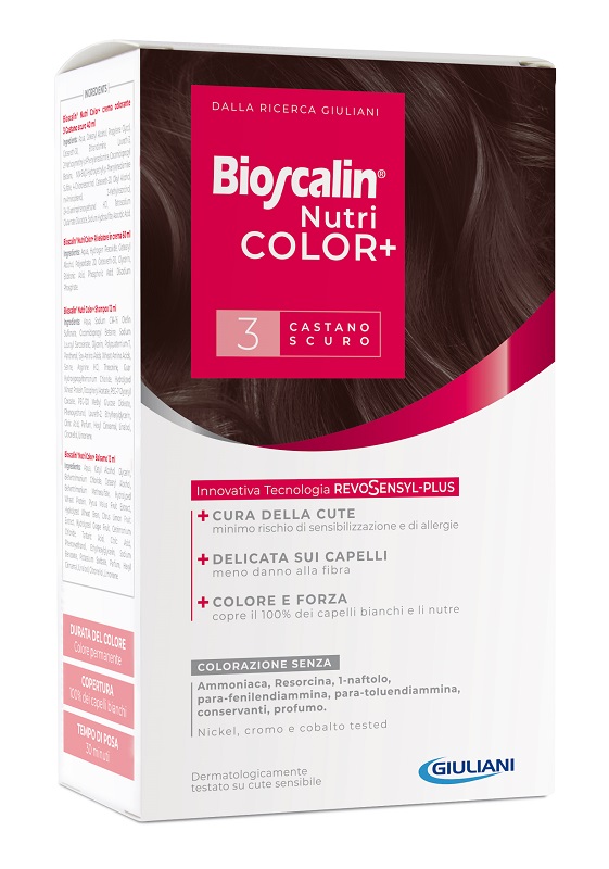 BIOSCALIN NUTRICOLOR+ 3 CASTANO SCURO - maxifarmacia.it