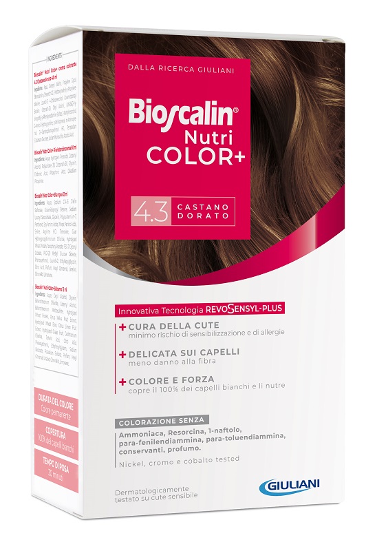 BIOSCALIN NUTRICOLOR+ 4,3 CASTANO DORATO - maxifarmacia.it
