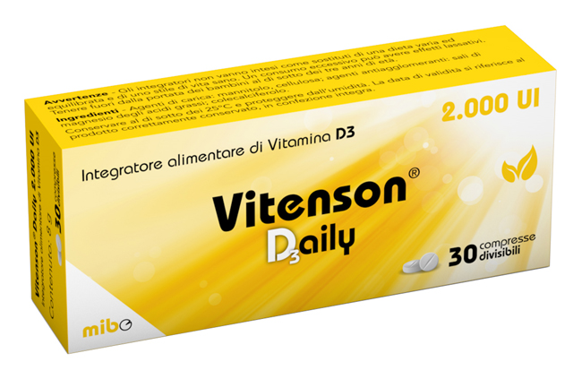 VITENSON DAILY D3 2000 UI 30 COMPRESSE DIVISIBILI - maxifarmacia.it