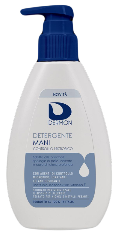 DERMON DETERGENTE MANI CONTROLLO MICROBICO 200 ML - maxifarmacia.it
