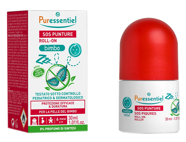 PURESSENTIEL ROLL PUNTURA BAMBINO INSETTI 30 ML - maxifarmacia.it