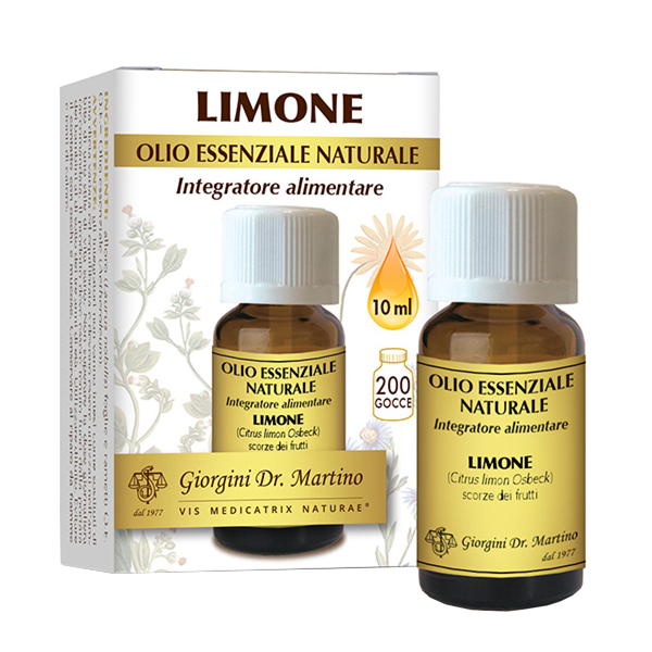 LIMONE OLIO ESSENZIALE NATURALE 10 ML - maxifarmacia.it
