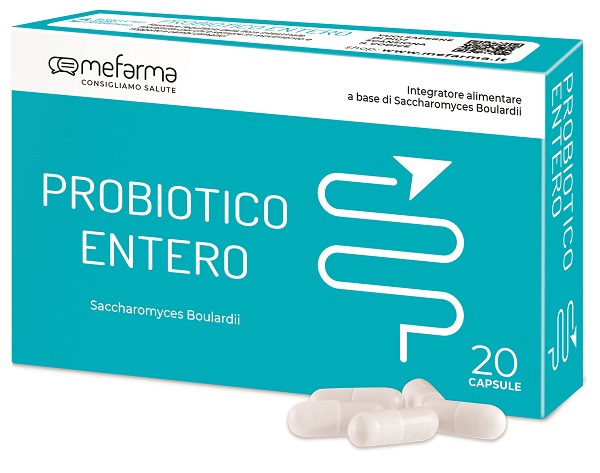 MEFARMA PROBIOTICO ENTERO 20 CAPSULE - maxifarmacia.it